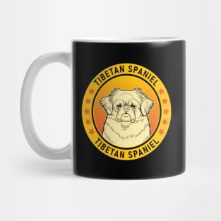 Tibetan Spaniel Dog Portrait Mug